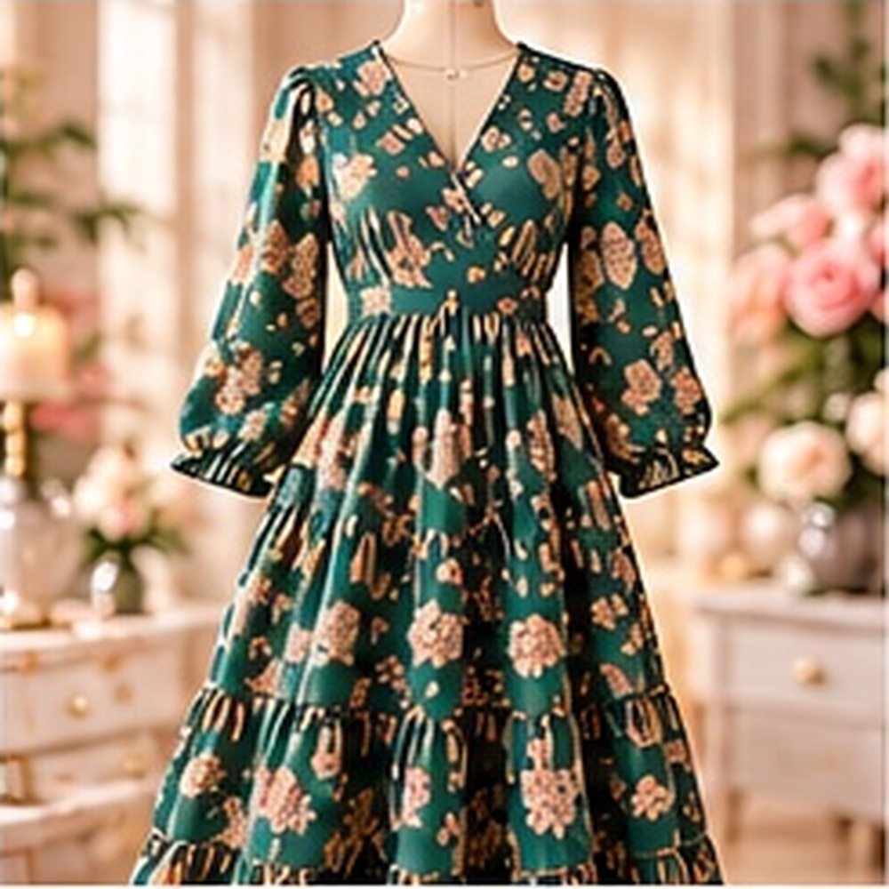 Amelia Floral Maxi Dress