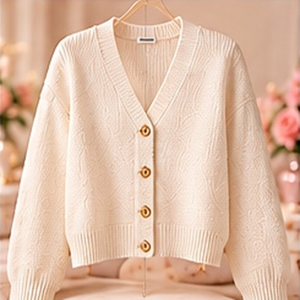 Luna Cream Cardigan